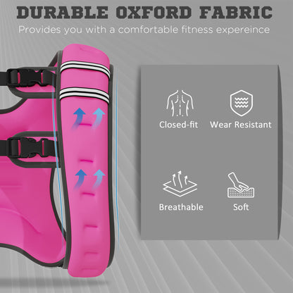 8KG Weighted Vest, Running Weight Vest with Adjustable Strap, Convenient Pocket and Reflective Strips for Men and Women