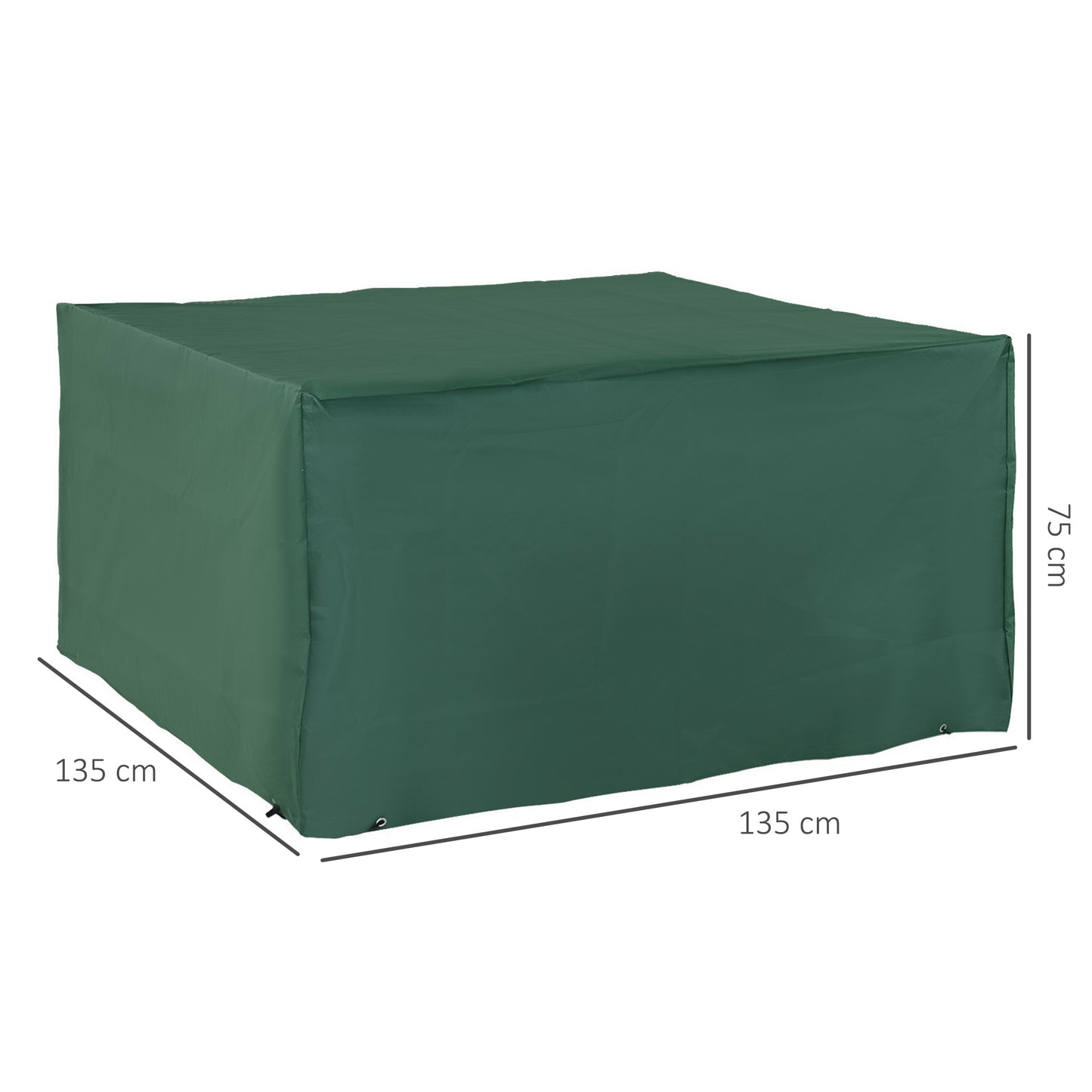 Outdoor Garden Furniture Cover Waterproof, Anti-UV 600D Heavy Duty Oxford Fabric Patio Furniture Cover for Rectangular Sofa T