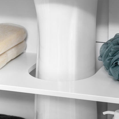 Modern Under Sink Cabinet with 2 Doors, Bathroom Vanity Unit, Pedestal Under Sink Design