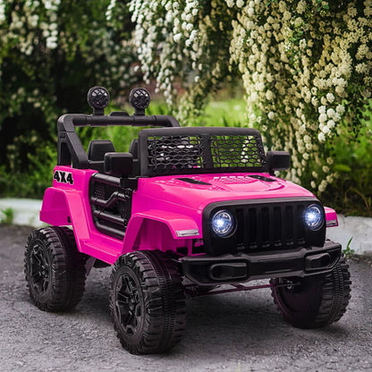 12V Kids Electric Ride On Car Truck Toy SUV with Remote Control - Pink