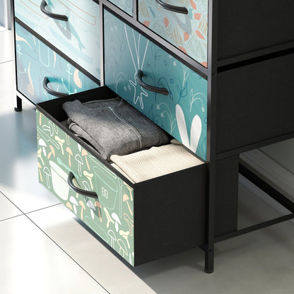 7-Drawer Chest of Drawers - Blue