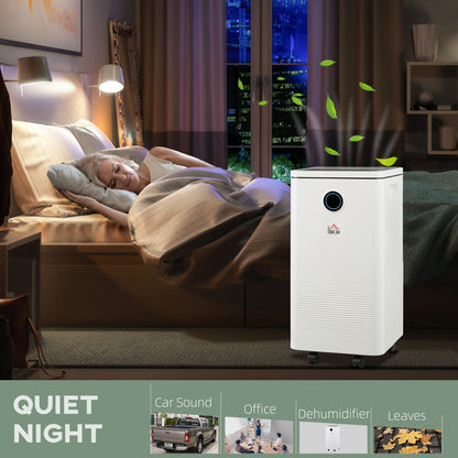 10L/Day Dehumidifier with WiFi Smart App Control, 2.5L Water Tank, Digital Display, Sleep Mode, 24H Timer