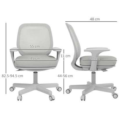 44-56cm Mesh Back Office Chair - Grey