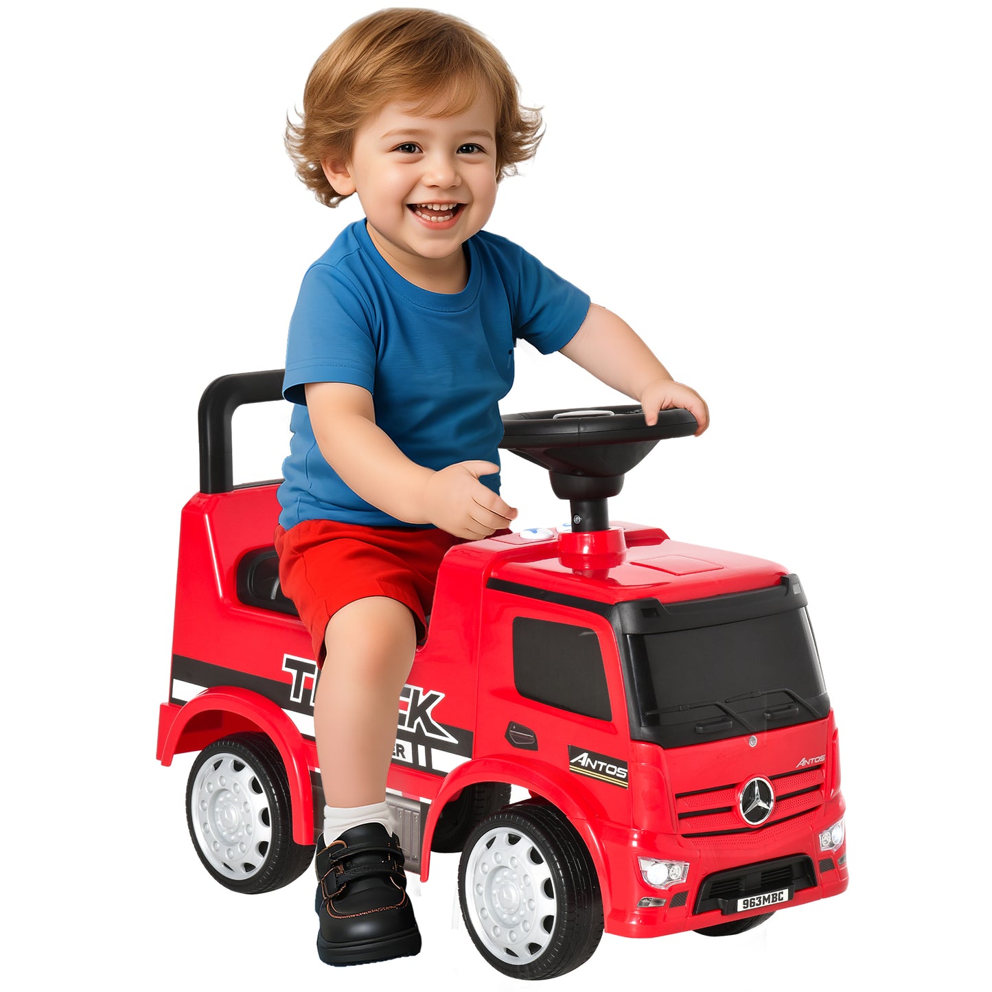 Compatible Kids Ride On Car Truck Mercedes Benz Licensed Toddler Foot To Floor Slider w/Under Seat Storage for 12