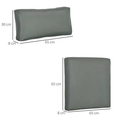 14-Piece Dining Set Cushions - Grey