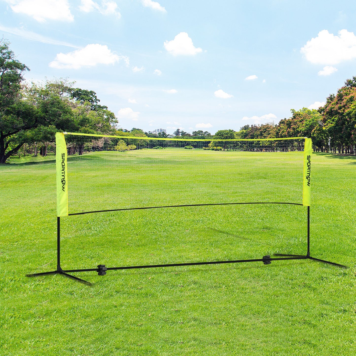 3m Badminton Net, Height Adjustable Outdoor Sports Net, with Carry Bag, for Tennis, Pickleball, Volleyball