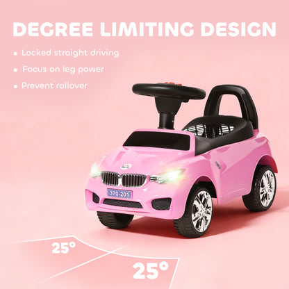 Ride on Car Baby Toddler Walker Foot to Floor Sliding Car Slider, Pink