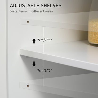 Kitchen Island on Wheels, Mobile Storage Trolley, Rolling Kitchen Cart with Rubber Wood Top, 2-Door Cabinets, 2 Drawers