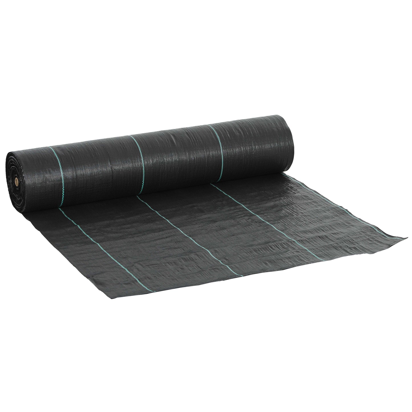 2m x 90m Weed Control Membrane, Heavy Duty Weed Control Barrier Fabric, 90gsm Ground Cover for Patios, Garden, Flower beds