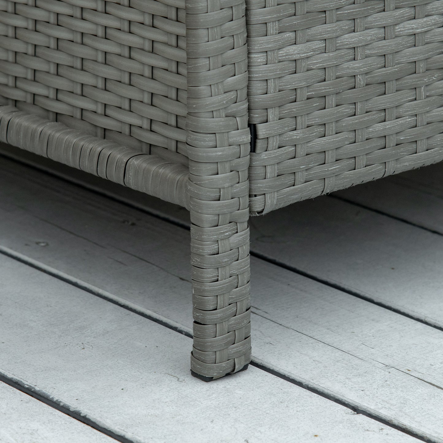 3 Pieces Rattan Bistro Set, Wicker Garden Furniture Set