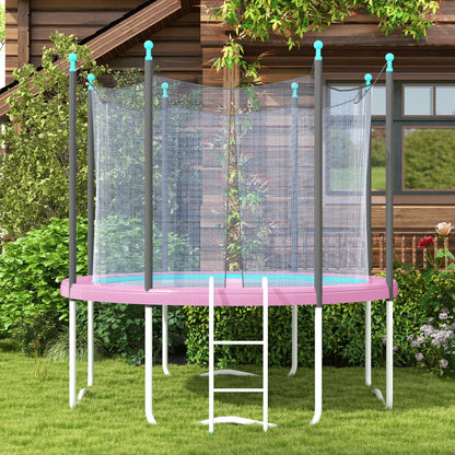 8FT Trampoline Spring Cover, Plastic Trampoline Pad Replacement with Elastic Cord, Waterproof