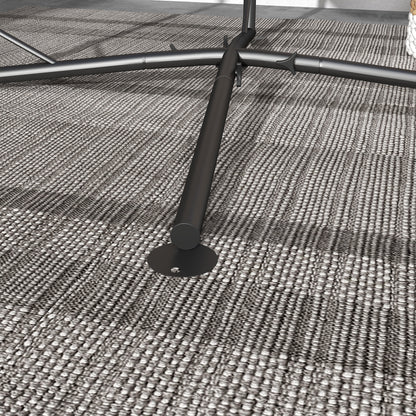 Hammock Chair Stand, Hanging Heavy Duty Metal Frame Hammock Stand with Chain, for Hanging Hammock Air Porch Swing Chair