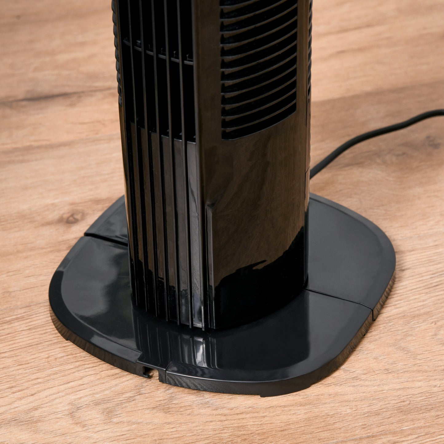 31" Freestanding Tower Fan, 3 Speed 3 Mode, 7.5H Timer, Oscillating, LED Panel, Remote Control, 31 Inch Standing Fan, Black