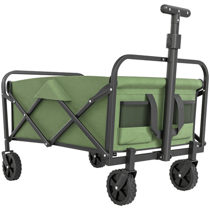 93L Festival Trolley on Wheels, Garden Folding Trolley Cart