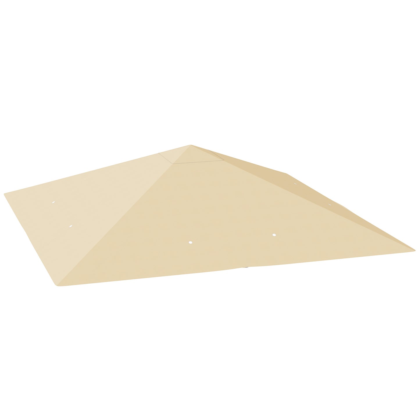 3 x 3(m) Gazebo Canopy Replacement Cover, Garden Gazebo Roof Replacement with Drain Holes, Water Resistant PVC Coating