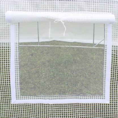 3 x 2 x 2m Polytunnel Greenhouse Replacement Cover ONLY Winter Garden Plant PE Cover for Tunnel Walk-in Greenhouse with Roll
