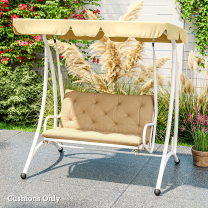 Two-Seater Bench Cushion - Khaki