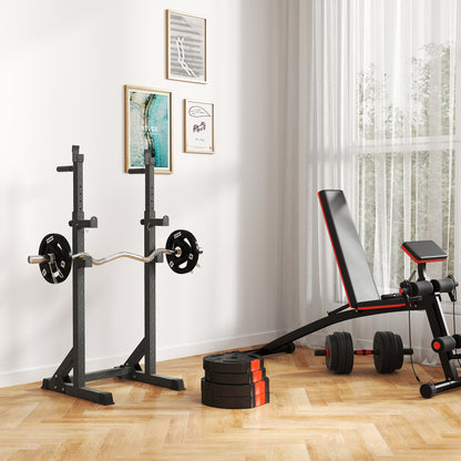 Weight Plates Set, with Two 10kg and Two 5kg weights, Black