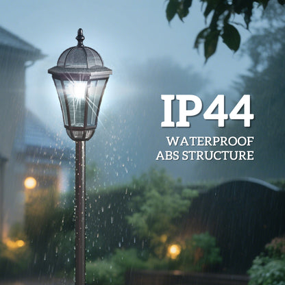2 PCS 1.3M Garden Solar Lamp Post Lights Solar Powered LED Lantern Patio Pathway Walkway Outdoor Water-Resist Auto Switch 6 H