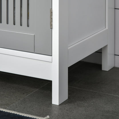 Modern Under Sink Cabinet with 2 Doors, Bathroom Vanity Unit, Pedestal Under Sink Design