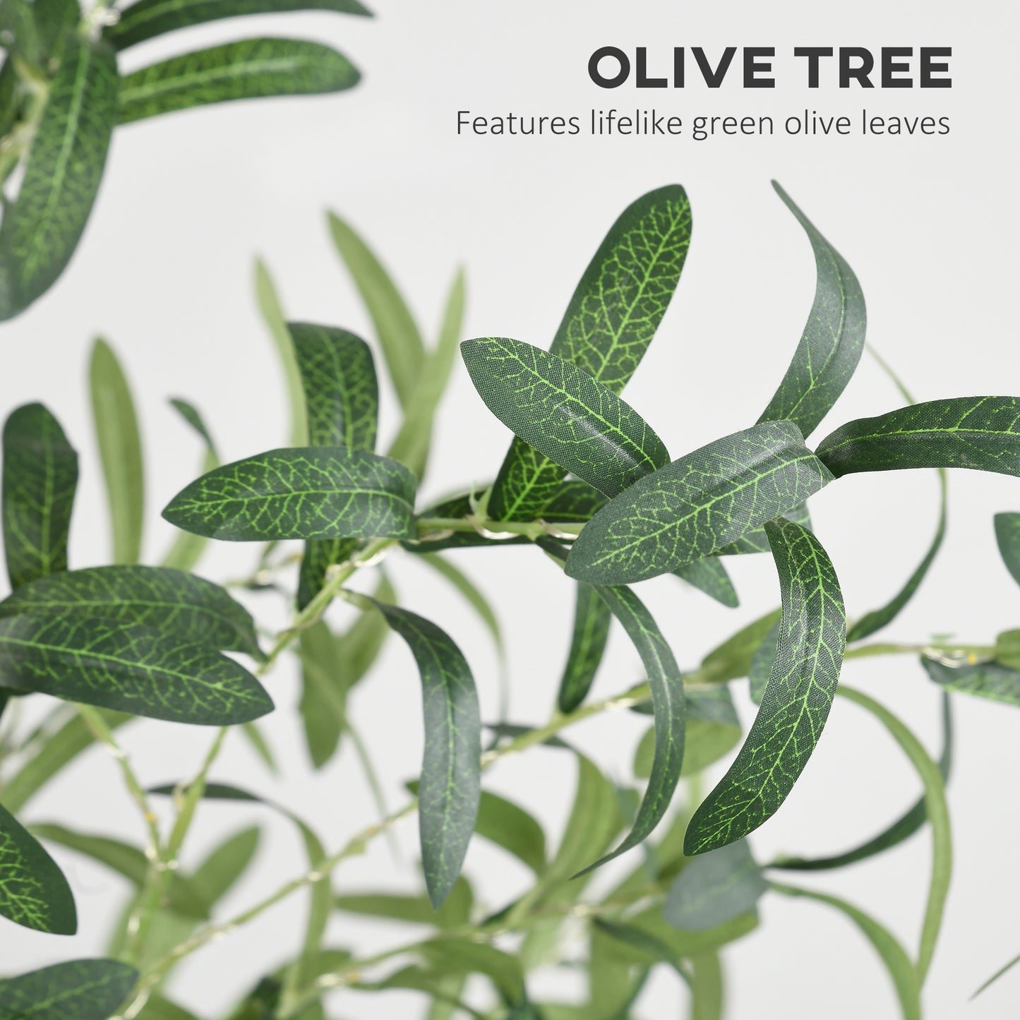300 LED Light Decorative Artificial Olive Tree - Green