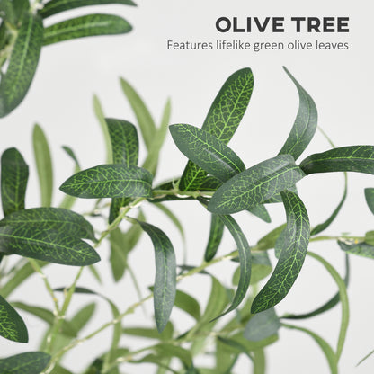 300 LED Light Decorative Artificial Olive Tree - Green