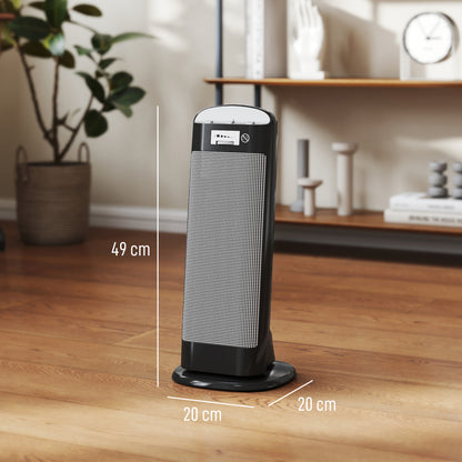 Ceramic Space Heater, 2000W Fan Electric Heater with 4 Modes, Adjustable Thermostat, 55° Oscillation
