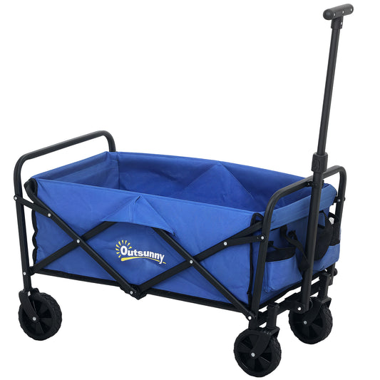 93L Festival Trolley on Wheels, Garden Folding Trolley Cart