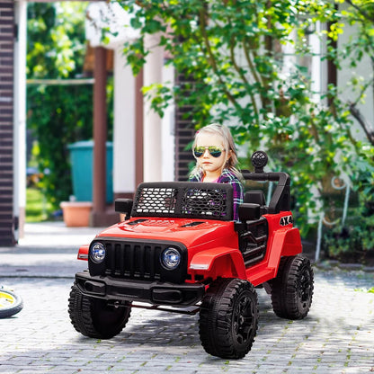 12V Kids Electric Ride On Car Truck Toy SUV with Remote Control - Red