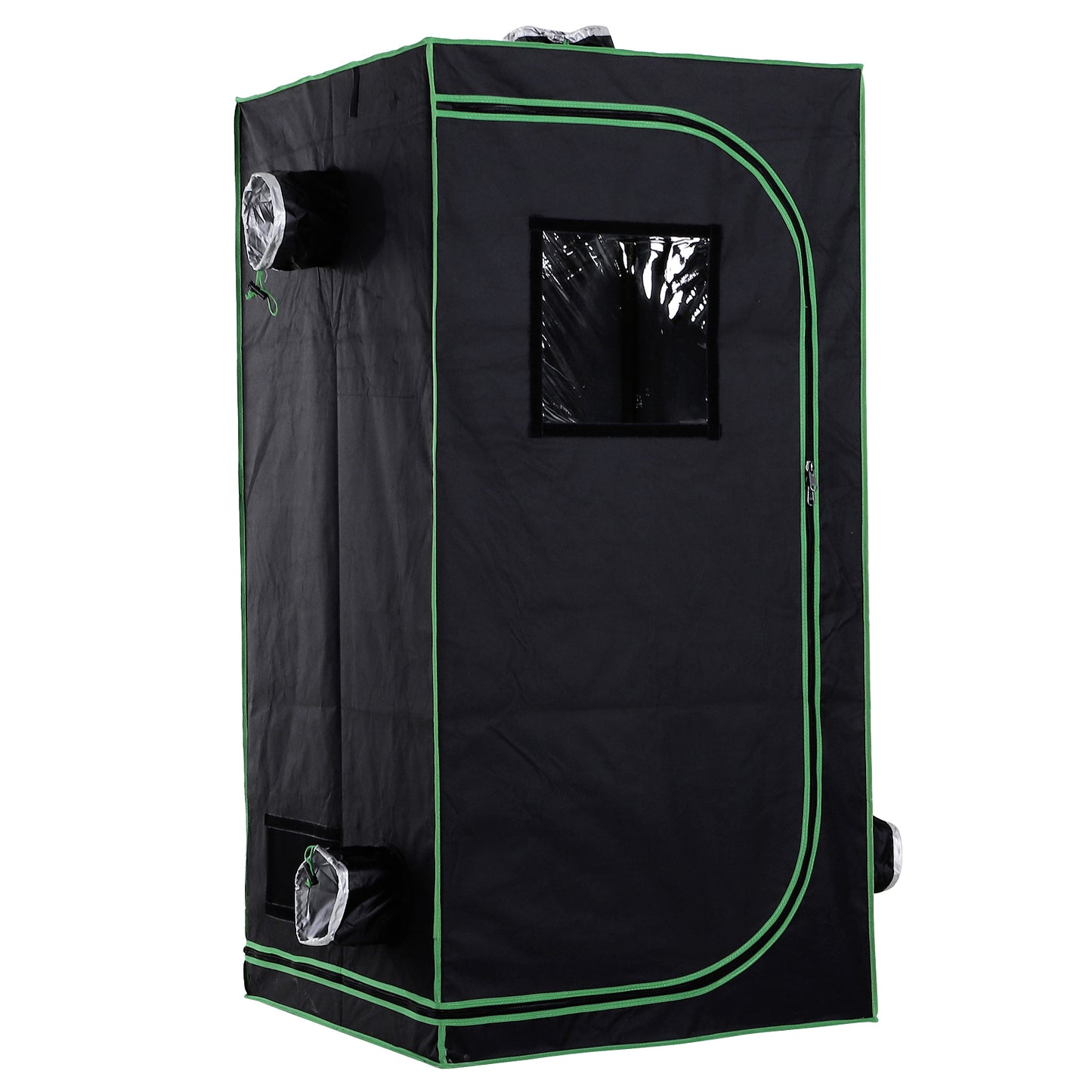 Grow Tent Reflective Mylar Hydroponic with Adjustable Vents and Floor Tray for Indoor Plant Growing