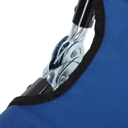 Foldable Sun Lounger with 5-Position Adjustable Backrest