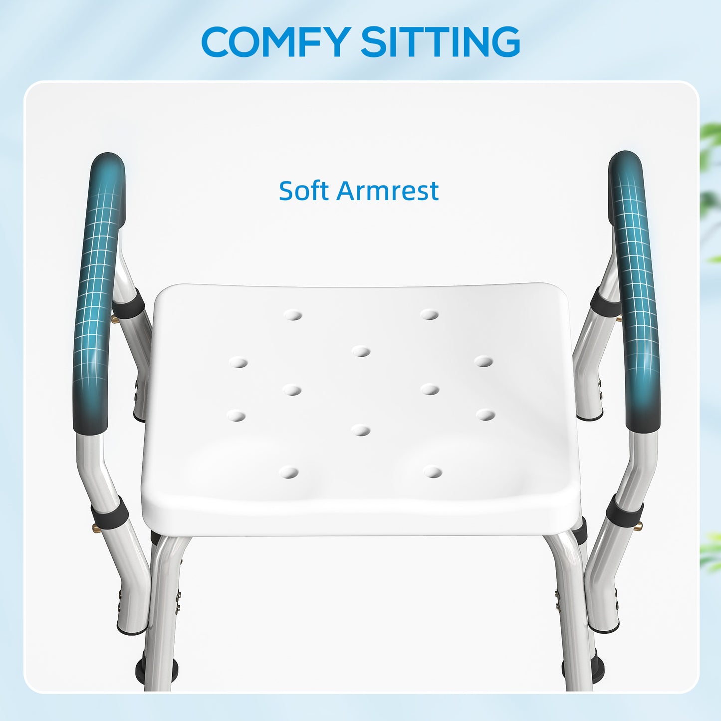 57-69cm Aluminium Frame Bath Seat