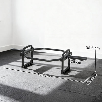 Olympic Trap Bar, 2" Hex Barbell Bar with 300kg Capacity for Deadlifts, Shrugs, Squats and Farmer Walks