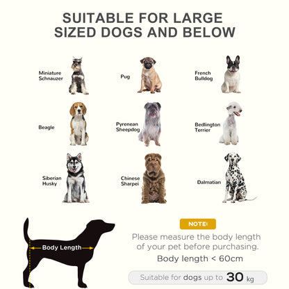 Large Raised Dog Bed Cat Elevated Lifted Cooling Portable Camping Basket Outdoor Indoor Mesh Pet Cot Metal Frame Brown