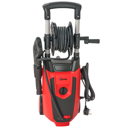 150-Bar Pressure Washer, with Accessories - Red/Black