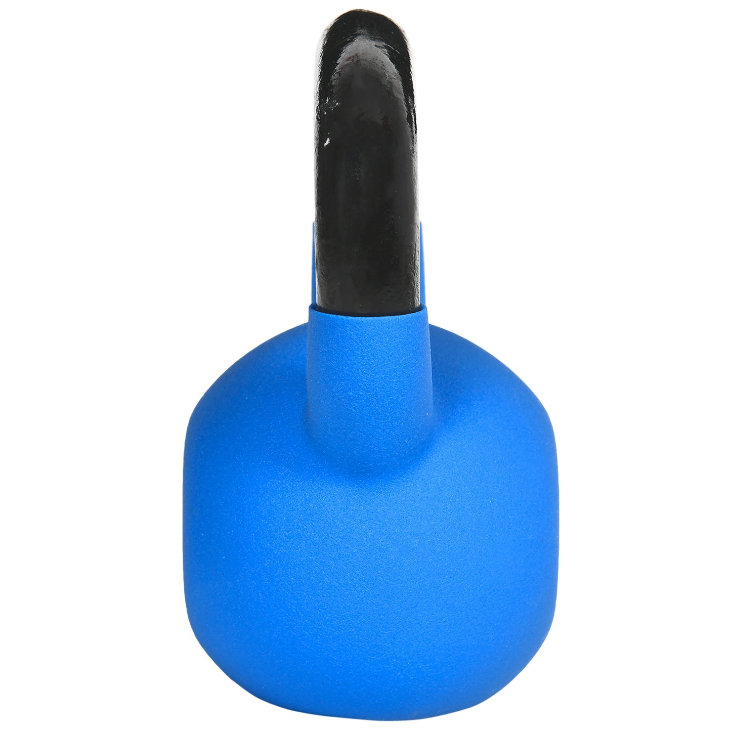 Kettlebell, 8kg Kettle Bell with Non-Slip Handle for Home Gym Weight Lifting and Strength Training, Blue