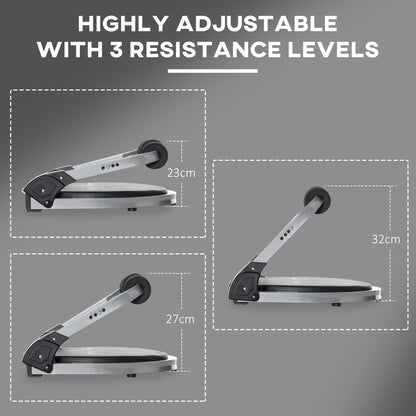 Abs Trainer, Ab Crunch Machine, Foldable Abdominal Trainer, Core Fitness & Whole Body Exercise Equipment for Home Gym