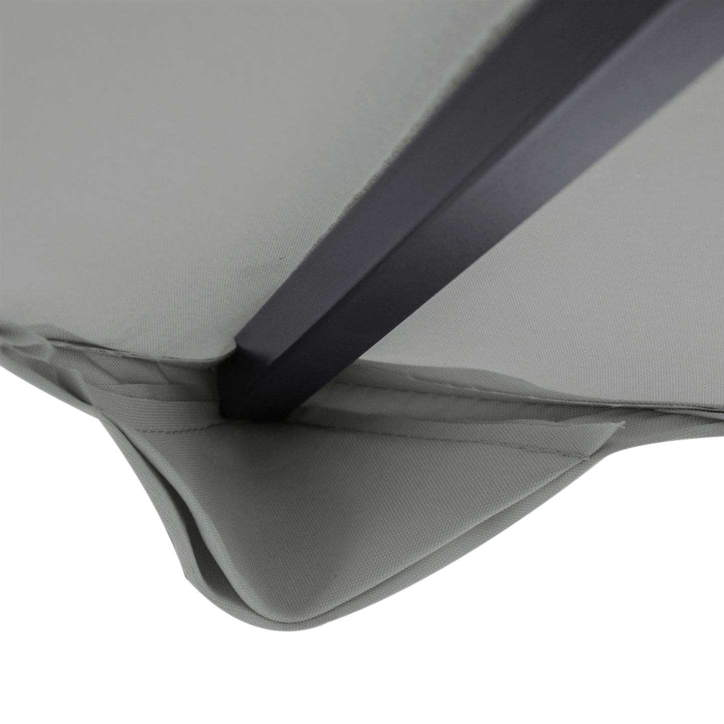 3(m) Gazebo Top Cover Double Tier Canopy Replacement Pavilion Roof Light Grey