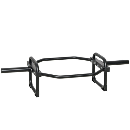 Olympic Trap Bar, 2" Hex Barbell Bar with 300kg Capacity for Deadlifts, Shrugs, Squats and Farmer Walks