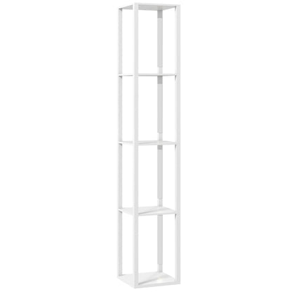 Floor Lamp with Shelves and 3 Brightness Levels - White