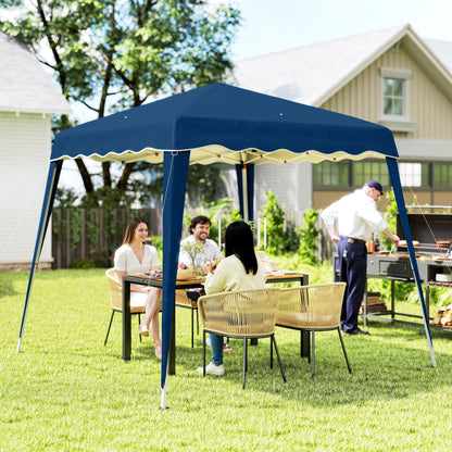 3 M x 3 M Base/ 2.5 M x 2.5 M Top Pop Up Gazebo, 2 Person Setup Instant with Carry Bag