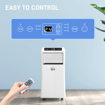 9000 BTU Air Conditioning Unit, 3-in-1 Portable Air Conditioner, Dehumidifier, Cooling Fan with Remote Control