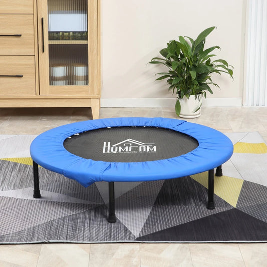 Φ96cm - Foldable Mini Fitness Exercise Trampoline / Rebounder with Protective Cover