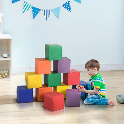 12-Piece Soft Play Foam Stacking / Building Blocks