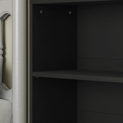 Six Shelf Bookcase - Black