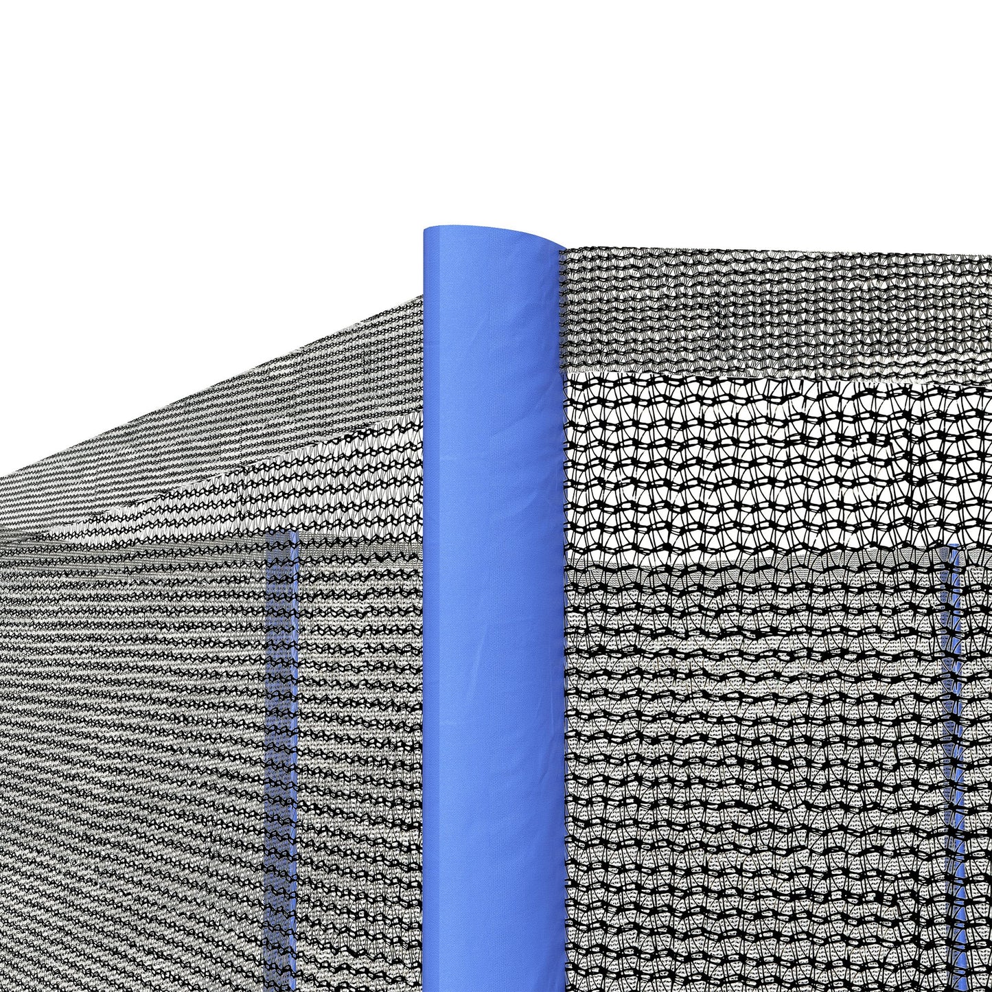10ft Trampoline Net Replacement with 6 Plastic Pole Covers