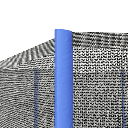10ft Trampoline Net Replacement with 6 Plastic Pole Covers