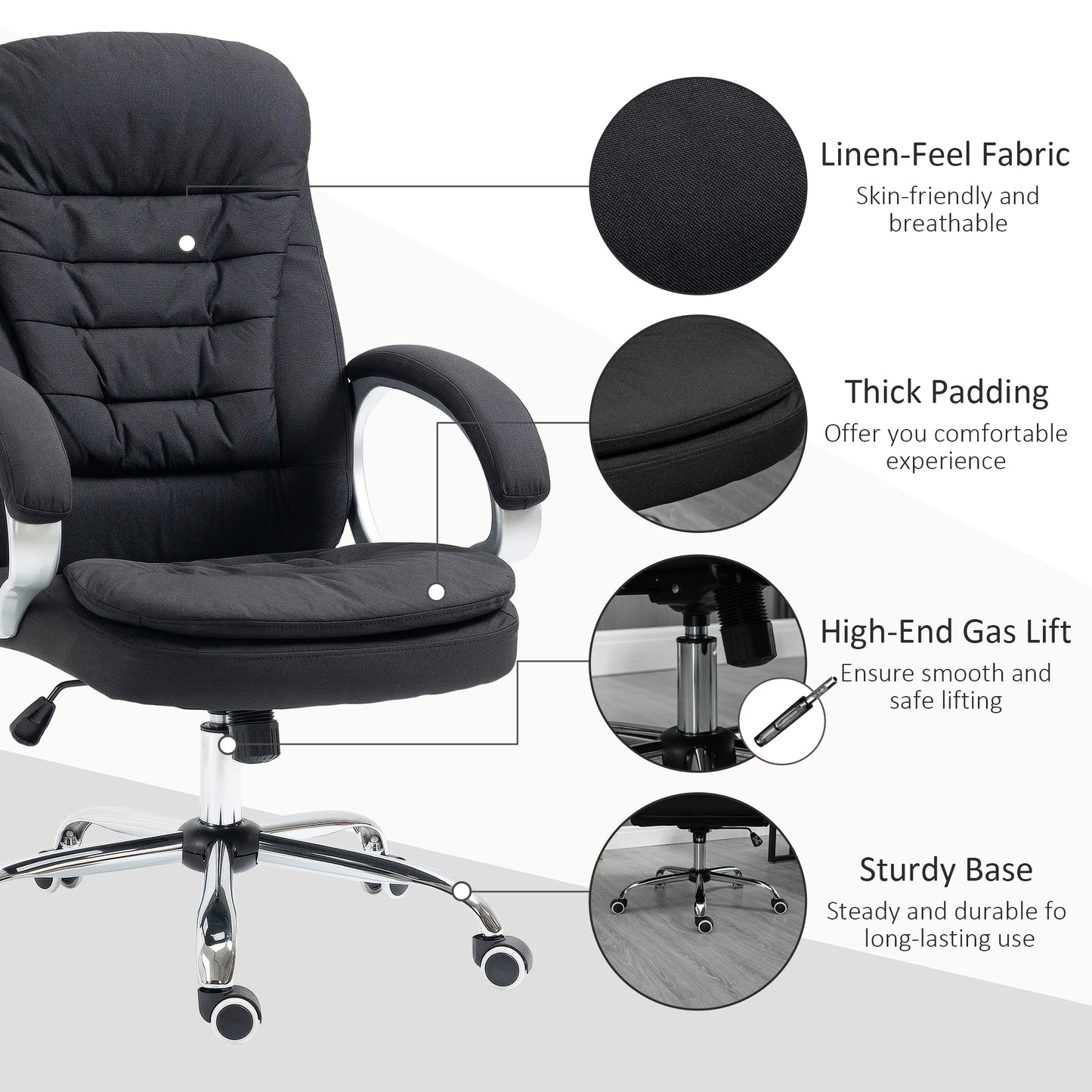 Office Chair Computer Chair Executive Office Chair with Height Adjustable
