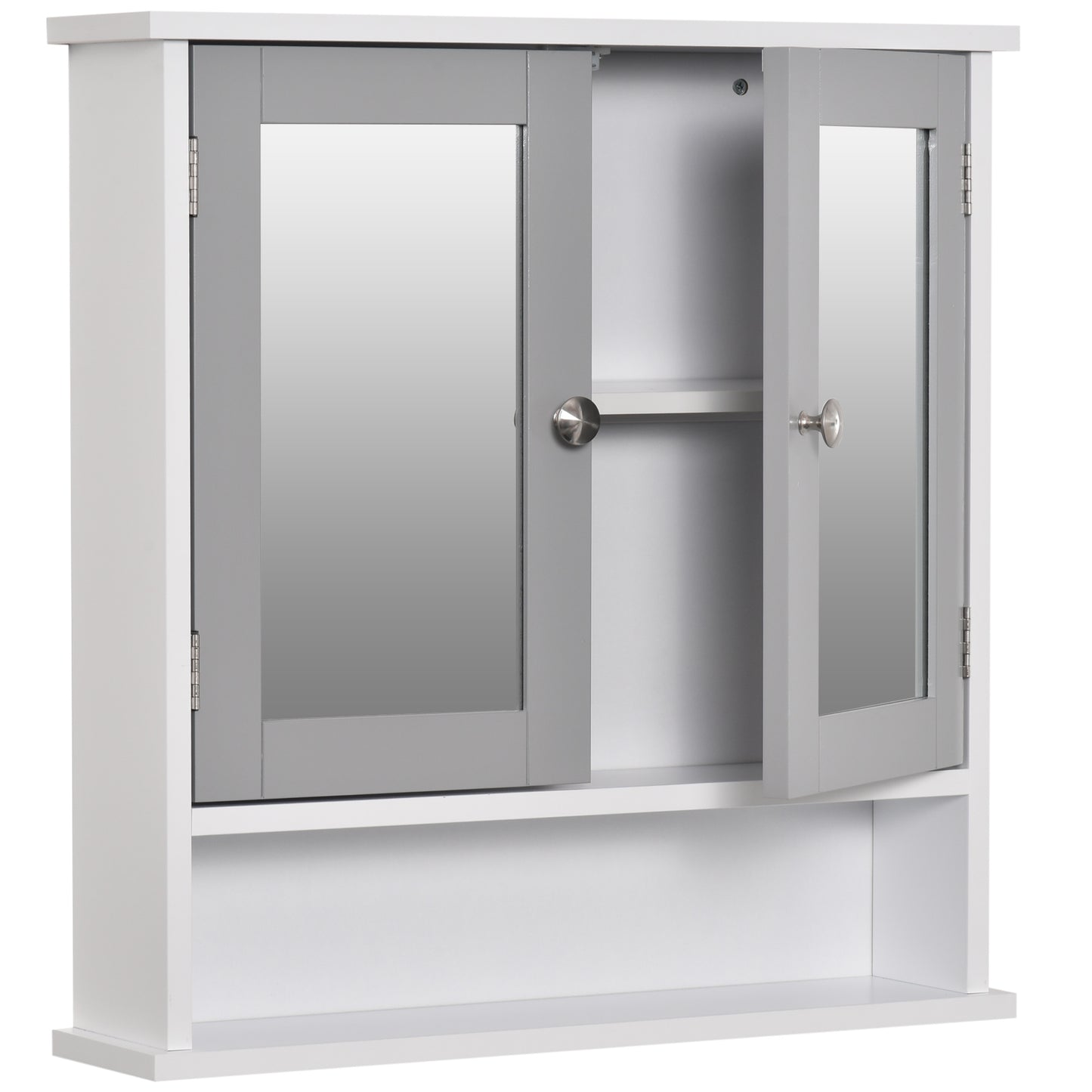 Bathroom Wall Storage Cabinet - Grey