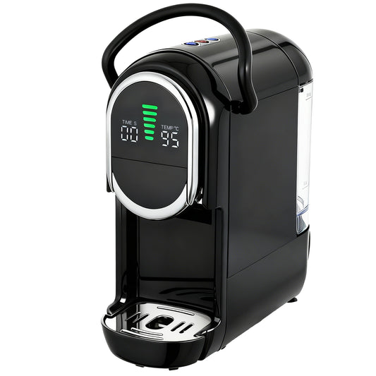 Pod Coffee Machine for Nespresso, Dolce Gusto Capsule & Ground Coffee, Small Semi Automatic Coffee Maker, 19 Bar, 0.6L